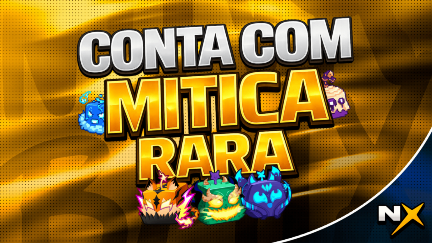 1 FRUTA MÍTICA INVENTÁRIO + LEVEL ALEATÓRIO